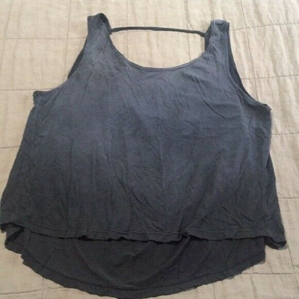 NWT Dakota collective Navy bar strap tank